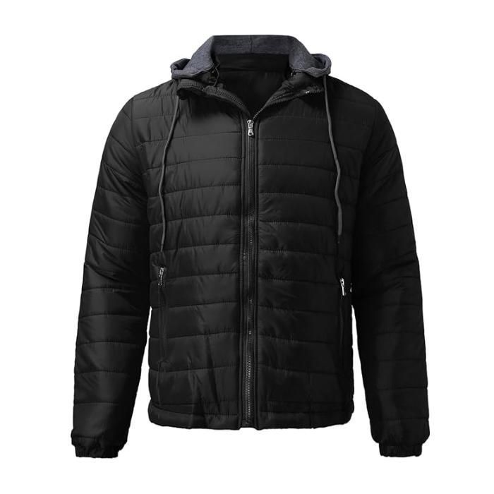 Gilet Homme Hiver Chaud Sans Manches Btmpmcs - Doudoune Légère Matelassée Outdoor Noir