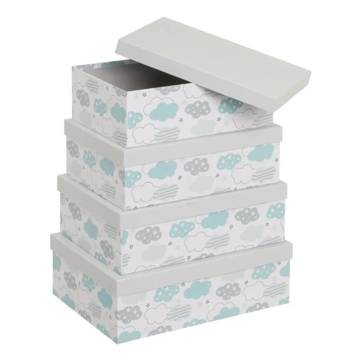 Lot De 15 Boîtes Cadeaux En Papier Kraft Carrées Pour Cadeaux