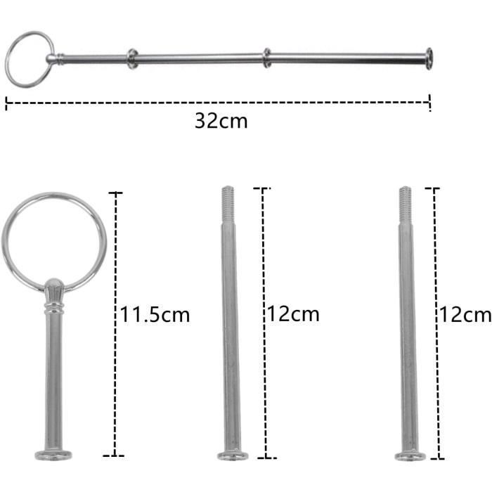 Plateau Décoratif à étages Pour La Saint-Valentin, Ensemble De