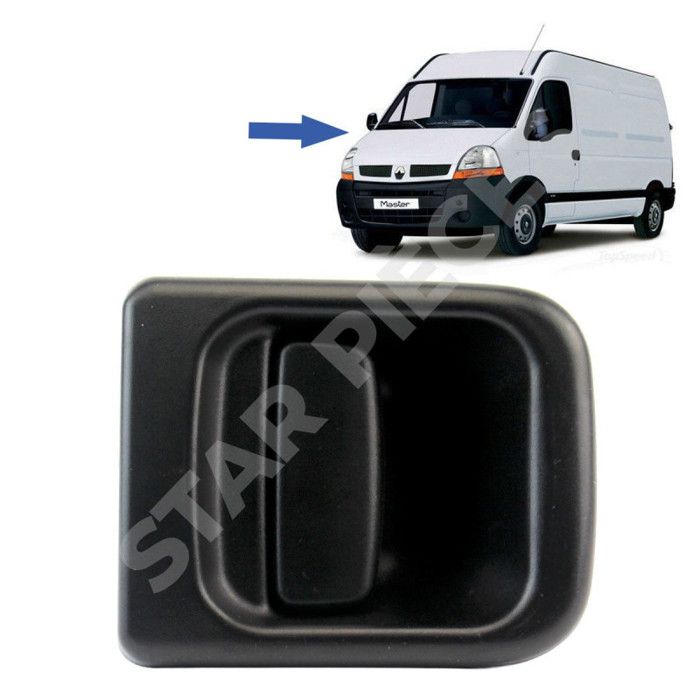 Poignée De Porte Arrière Hayon Pour Renault Master, Vauxhall/Opel Movano A, Nissan Interstar - Réf. 7700352433
