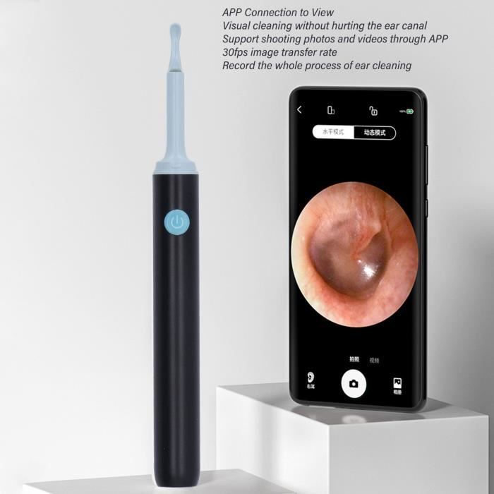 Nettoyeur d'oreille avec caméra de nettoyage des oreilles, 1.3/0.3 millions  de Pixels, Endoscope 3 en 1, USB OTG, outil pour enlever le cérumen,  Otoscope - Historique des prix et avis