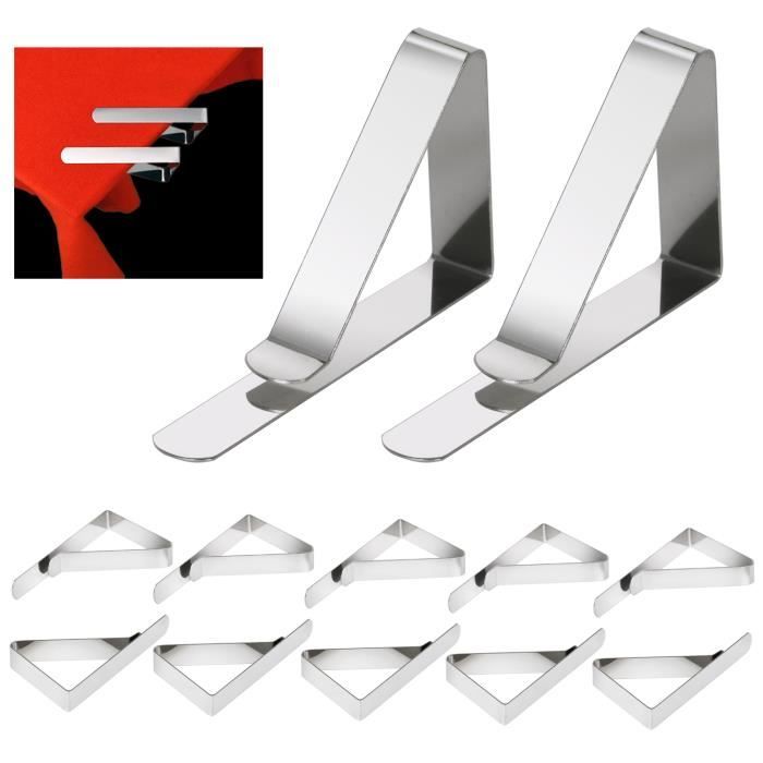 TRIXES Lot De 100 Clips Pour Fixation De Fenêtres D'abris De Serre, Plastique, Polycarbonate Ou