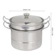 Pot à vapeur Playtoy, cuiseur à vapeur compact, ustensiles de cuisine jouets pour produits de cuisine jouets fournitures de-2
