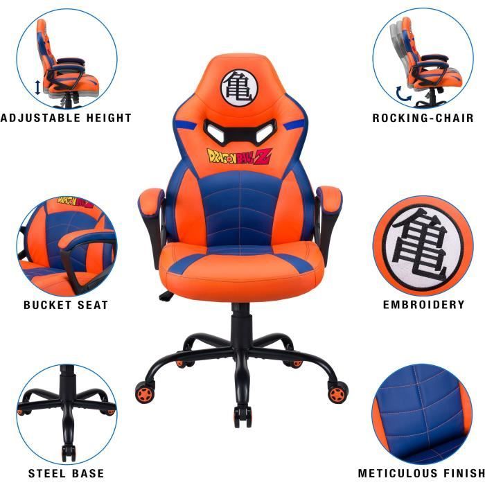 Siège fauteuil gamer - dbz dragon ball z SUBSONIC SA5609-D1 Pas Cher 