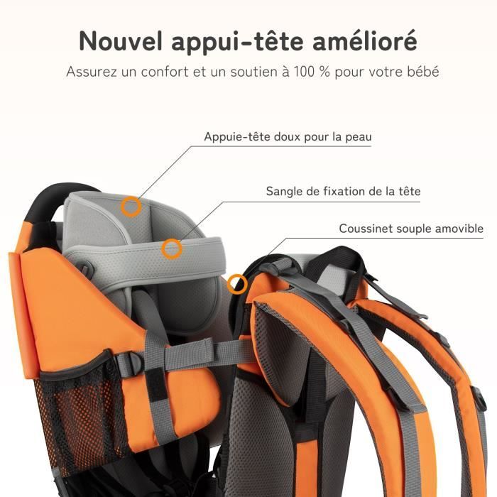 Porte Bebe, Porte Bebe Physiologique,Porte Bebe Randonnée,Réglable Porte  Bébé Randonnée,Ergonomique Porte Enfant Pour Bébé De[P45] - Cdiscount  Puériculture & Eveil bébé