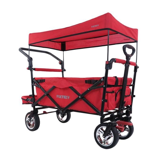 Chariot de transport enfant - Rouge - FUXTEC Smart Cruiser - pliable charge  75 kg - Cdiscount Puériculture & Eveil bébé