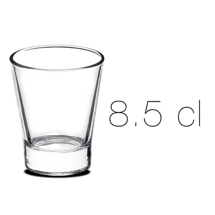 Claplante Lot de 8 tasses à café en verre transparent de grande capacité  avec poignées, tasse à café avec 8 cuillères, grandes tasses en verre pour