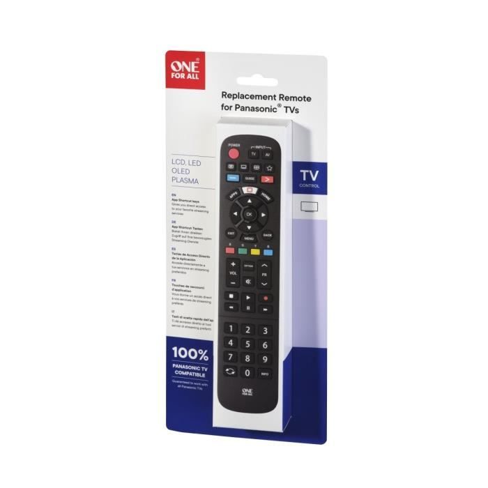 Télécommande De Remplacement One For All Pour TV Philips - URC 4913 - Compatible Avec Toutes Les Télévisions Philips (LCD, LED, Plasma)