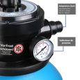 Pompe filtre à sable MONZANA MZPP05 - 4.500 l/h - Vanne 4 voies - Boules filtrantes 320g incluses-3