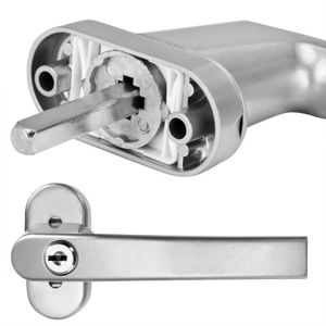 Poignée De Fenetre à Clé Ikodm 4X Poignée De Fenetre Verrouillable - Sécurité Enfant - Poignées Sécurité Fenêtre Enfant