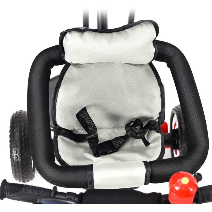 Remorque Vélo Enfant PROMETHEUS - Semi-Tandem 18 Pouces - Pour Enfants 5-10 Ans - 9kg - Noir Mat