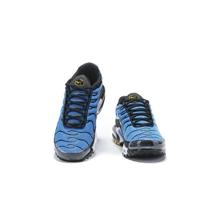 Nike Baskets Air Max TN Plus Enfant Chaussures Entraînement de Sport Jaune  Noir Noir - Cdiscount Chaussures