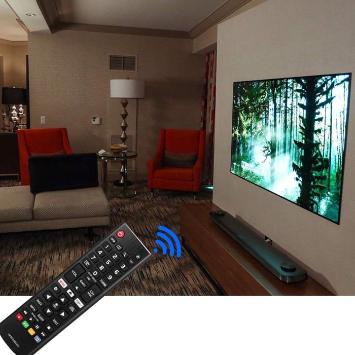 Télécommande Universelle De Remplacement Pour TV LG Smart TV - Modèle AKB75095308 - Portée 5-10m - Neuf
