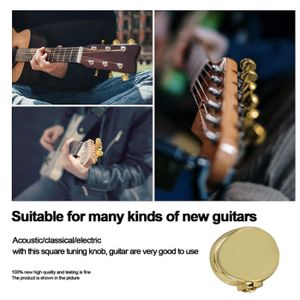 Lot De 6 Chevilles De Sillet (Bridge Pins) Pour Guitare Acoustique - Noires, En ABS - Remplacement Standard - 4