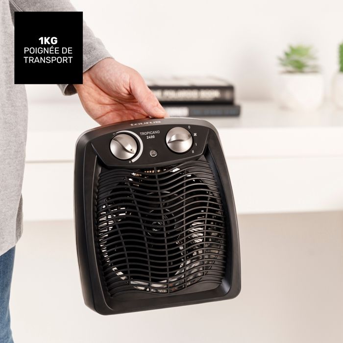 TFH3001 - Radiateur soufflant 2000W, Thermostat réglable, 3 positions