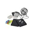 Jeu de bingo traditionnel, divertissement familial avec cage en métal durable, jeu de fête classique pour adultes et enfants lors de rassemblements, vacances, soirées de jeux et activités de loisirs