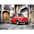 Puzzle - Clementoni - Fiat 500 - 500 pièces - Scène de vie - Italie-0