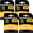 Pile bouton alcaline Duracell spéciale LR44 1,5 V, pack de 8 (76A / A76 / V13GA)-0