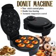 appareil à donuts électrique chauffant automatique, 1200W, appareil de cuisson, four, four, pain, œufs, gâteaux, petit déjeuner-0