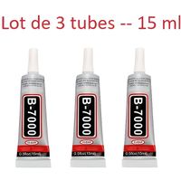 LOT de 3 Colle glue Adhésif Transparent B7000 3*15 ml Pour Tablettes Smartphones