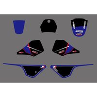 Autocollants Graphiques Et Arrière-plan H2cnc, Kits D'autocollants Pour Moto Yamaha Pw80 Pw 80 Toutes Années