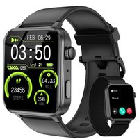 Montre connectée Homme Femme Blackview Multi-sports Santé Smartwatch Appel Bluetooth pour Iphone Samsung Sony Huawei Xiaomi Android