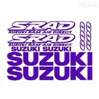 8 sticker GSXR – VIOLET – sticker SUZUKI GSX R SRAD 600 750 - SUZ423