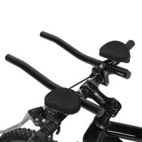 Guidon de vélo détachable TT en alliage d'aluminium YWEI - AZ10118 - Noir