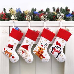 Lot De 4 Paires De Chaussettes De Noël Homme Femme - Motifs Festifs Bonhomme De Neige, Père Noël - Coton Doux