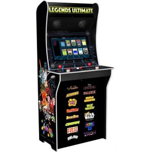 CONSOLE RÉTRO Borne d'Arcade Rétro - ATGAMES - LEGENDS ULTIMATE - Noir - Console salon - 300 Jeux Inclus