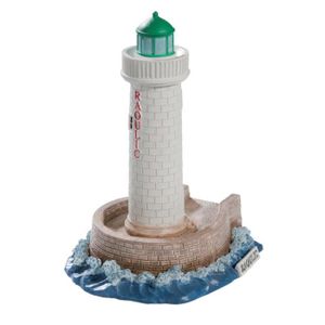 Reproduction resine Phare de sauzon Morbihan 9//5,5//5,5 cm