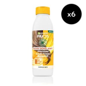 APRÈS-SHAMPOING [LOT DE 6] Démêlant Hair Food Nourrissant banane F