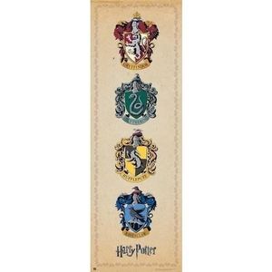 AFFICHE - POSTER Poster Puerta escudos casas - Harry Potter - 12-11