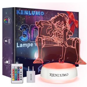 LAMPE A POSER KENLUMO Lampe Luffy Noël Enfant Cadeau One Piece L