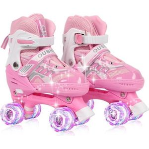 ROLLER IN LINE Willonin® Patins à roulettes avec 8 Roues Lumineus