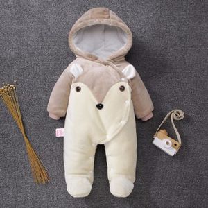 Veste d'hiver Vêtements Fille Duvet Manteau Garçon Rompers Combinaison pour bébé  Combinaison de neige pour enfants Combinaison d'escalade-3