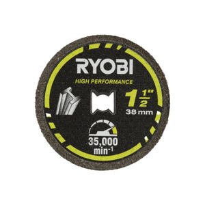DISQUE DE DÉCOUPE Disque à tronçonner haute performance RYOBI - RAR303 - Pour la découpe du métal - 38mm