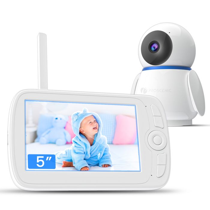 TKMARS Babyphone Caméra Bébé Surveillance sans WiFi Baby Phone