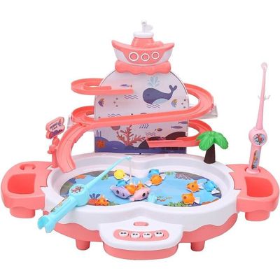Jeu De Pêche Magnétique En Bois – 15 Poissons, Canne Incluse – Éducatif, Couleurs, Chiffres – Cadeau Fille Garçon Dès 2 Ans