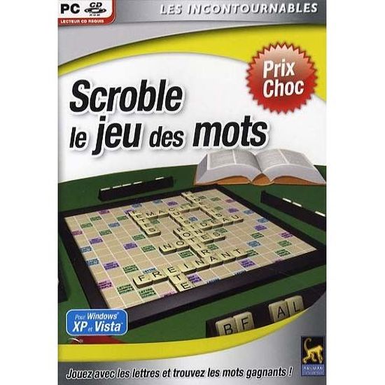 SCROBLE LE JEU DES MOTS / LOGICIEL PC CD-ROM - Jeux vidéo