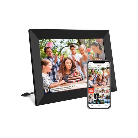 KODAK Cadre Photo Numérique Connecté WiFi, 10 Pouces HD IPS Écran