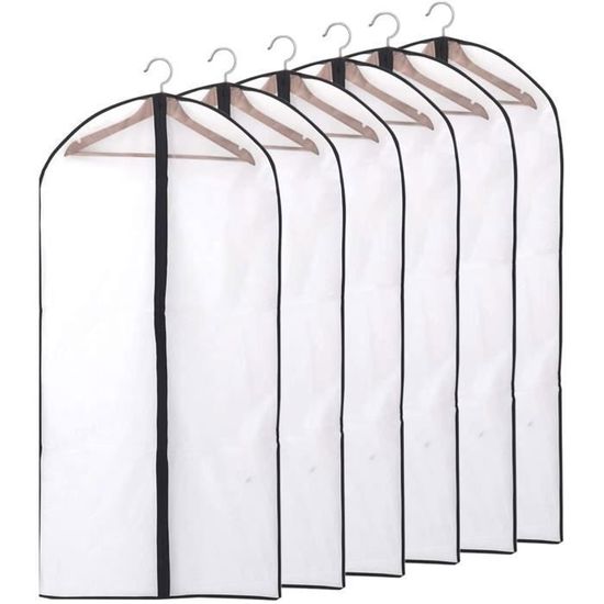 Housses De Vêtements, Anti Poussière Etanche Mite Humidité,housses De Protection Zip Semi Transp - Accessoire Textile