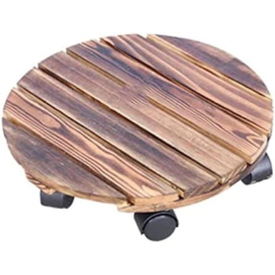 Support Roulant Pour Plantes – Chariot Pot De Fleurs Robuste Avec Roulettes, 23-36 Cm – Idéal Maison, Jardin, Bureau