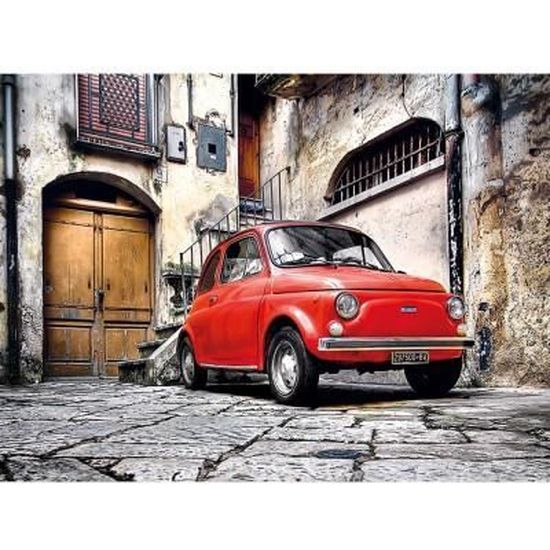 Puzzle - Clementoni - Fiat 500 - 500 pièces - Scène de vie - Italie