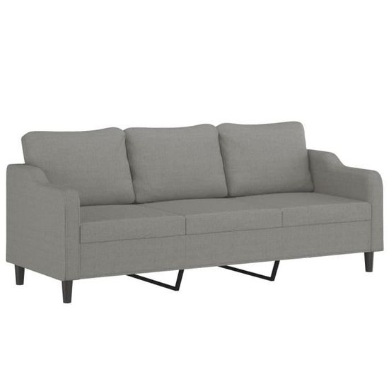 Eysa Italia - Housse De Protection Canapé Practica Saver 3 Places Gris Foncé 170-210 Cm