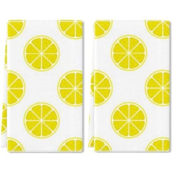 10 Tranches De Citron Artificiel En Plastique - 5cm Diamètre - Décoration Realiste Pour Cocktails, Photographie, Fêtes