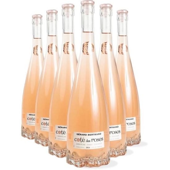 Magnum Côte des roses 2018  Vin rosé  150cl x6  La cave Cdiscount