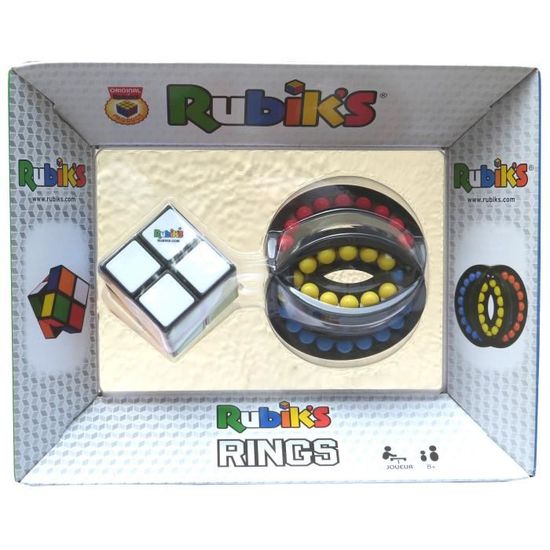 Coffret Rubik's - Cube 3x3 (+ 2 porte-clés) - Jeux - Jouets