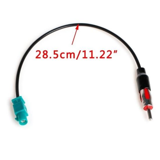 Adaptateur Antenne Radio Auto - Compatible Dodge, Ford, Chrysler, Chevrolet - Remplacement AM/FM