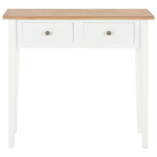 Table Console Et Coiffeuse Blanche - Table D'appoint élégante